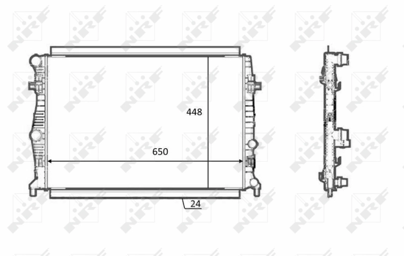 Радиатор BM1662 Magneti Marelli