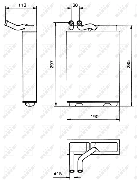 Купить Радиатор печки Вольво 940  944