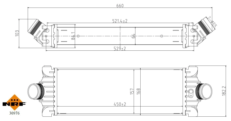 Купить 818644 VALEO Интеркулер