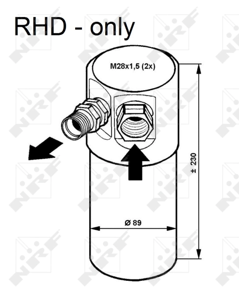 Осушитель кондиционера 33082 NRF