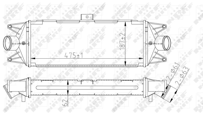 Интеркулер 30879 NRF
