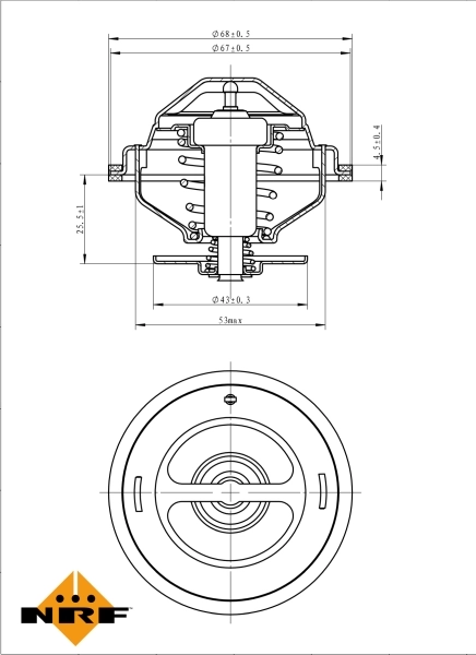Termostato Fiat 500 312