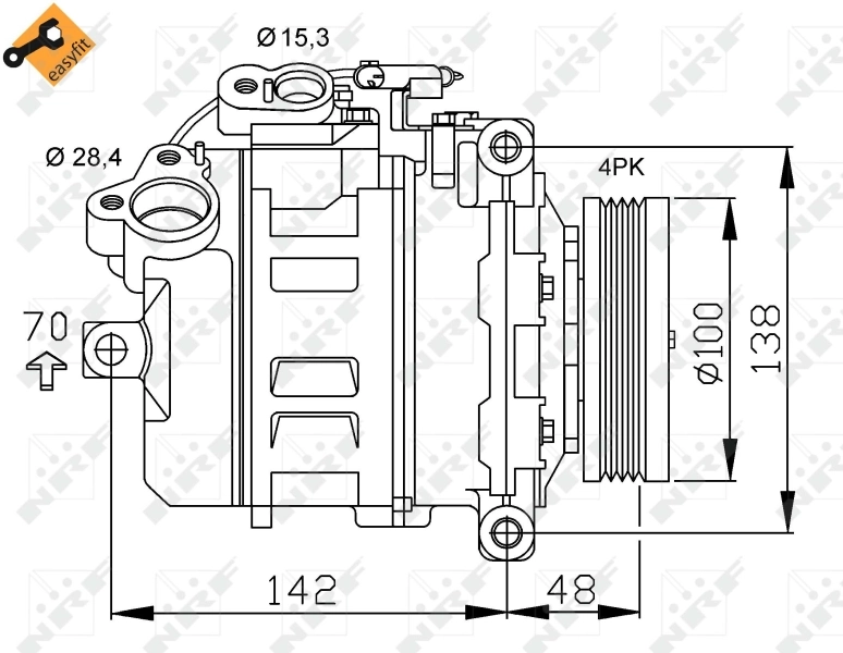 Насос кондиционера AND 30260021