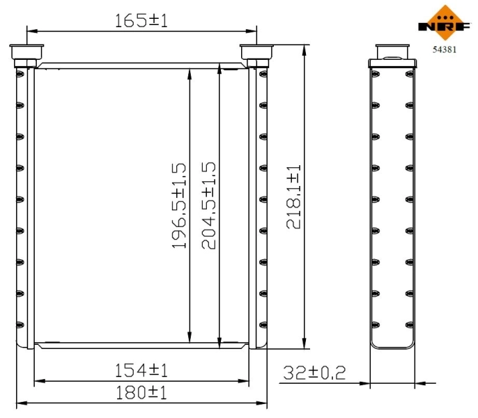 355720 Kale Радиатор отопителя салона