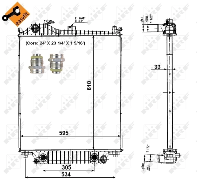 3272081 Polcar Радиатор основной