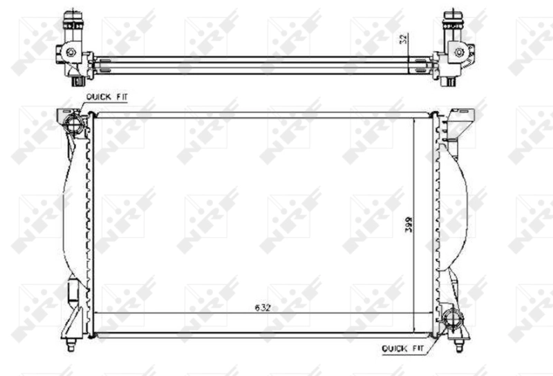 Радиатор 133408A8 Polcar