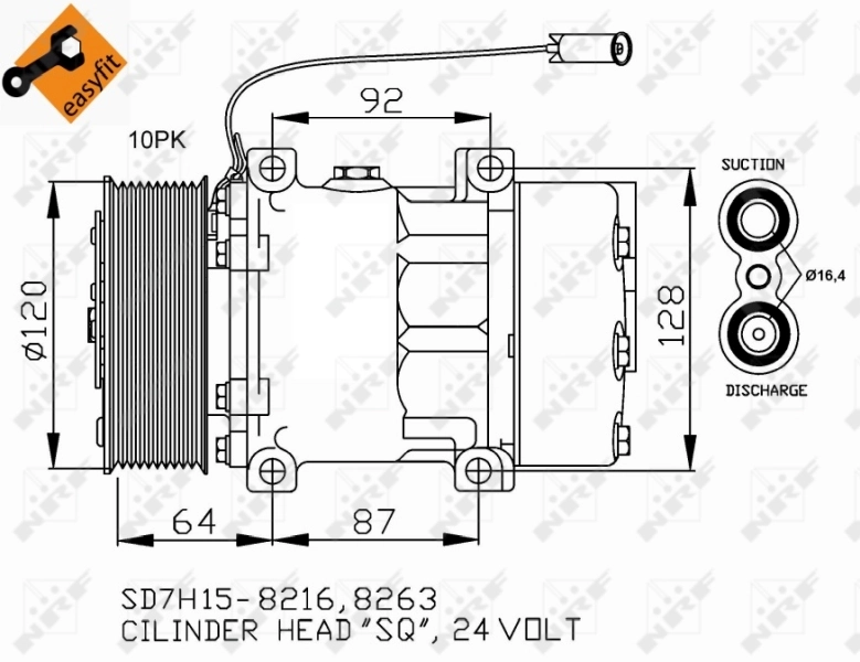 7420941036 Renault (RVI) Компрессор хладагента