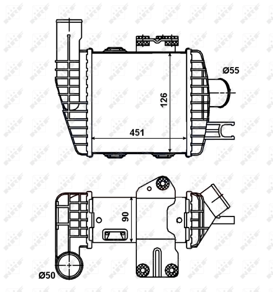 Интеркулер 30371 NRF