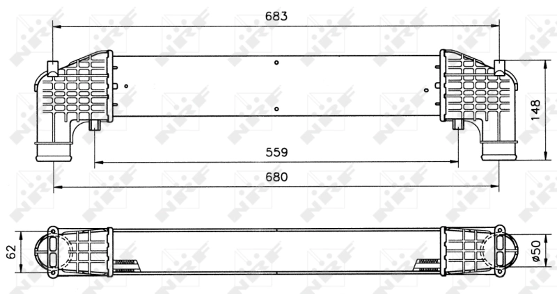 Купить 9550J81 Polcar Интеркулер