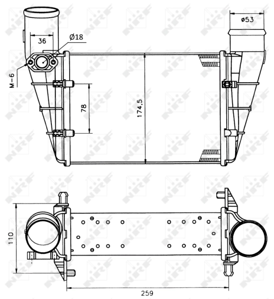 Интеркулер 30127A NRF
