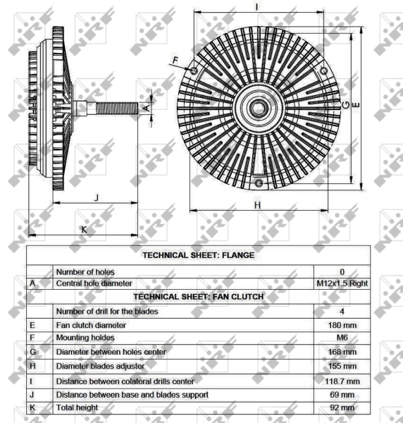 Муфта вентилятора Polcar SV6017
