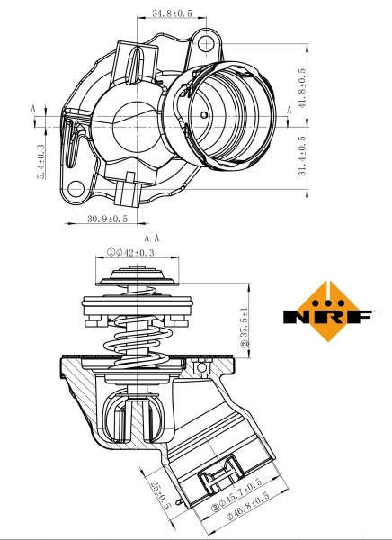 Термостат 725032 NRF