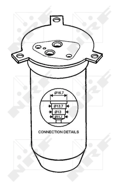 Ресивер кондиционера REMA-PARTS DFD05017