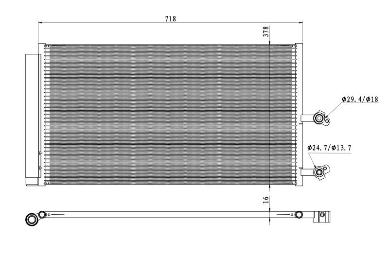 Купить AC830220 Maxgear Радиатор системы охлаждения кондиционера