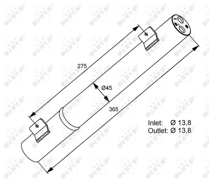 Ресивер кондиционера NRF 33308