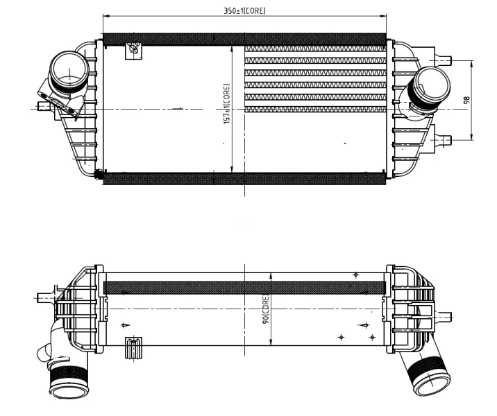 Интеркулер 41M1J81 Polcar