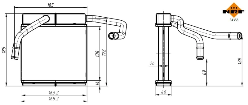 Radiador de forno (de aquecedor) Ford Ranger preço, a partir de 81,94 USD