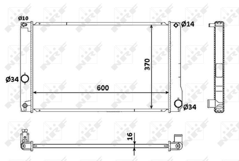 Радиатор 2213143 Denso