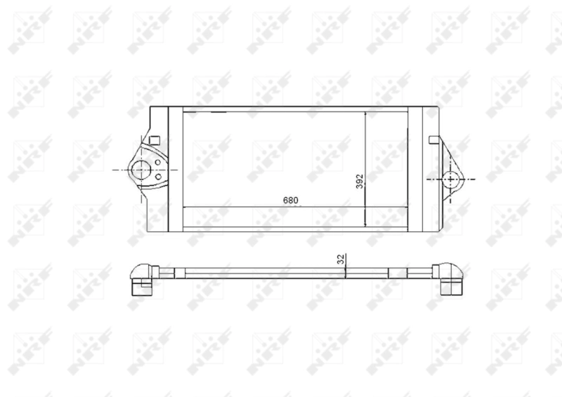 Radiador de intercooler Renault Espace 4 JK0