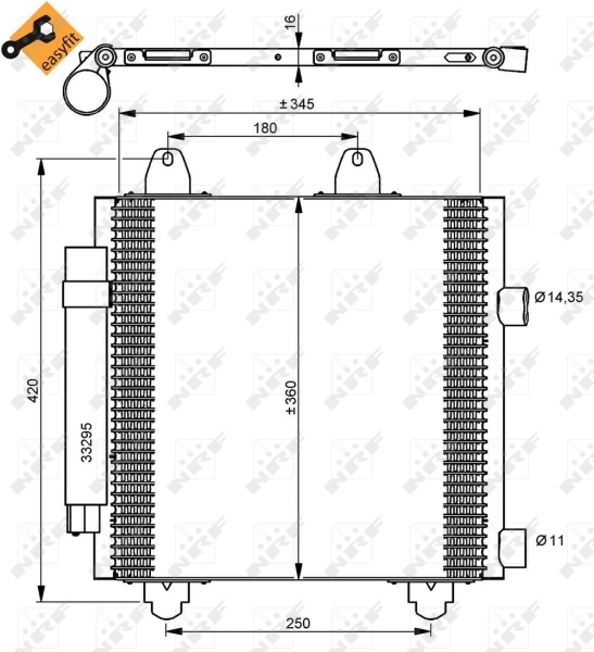 Конденсатор кондиционера NRF 35778 цена, от 97.32 USD