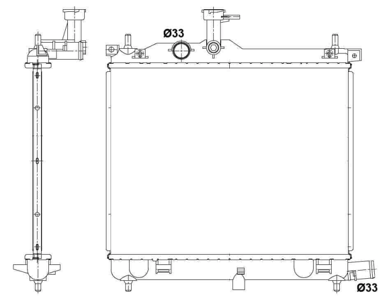Радиатор 4003083 Polcar