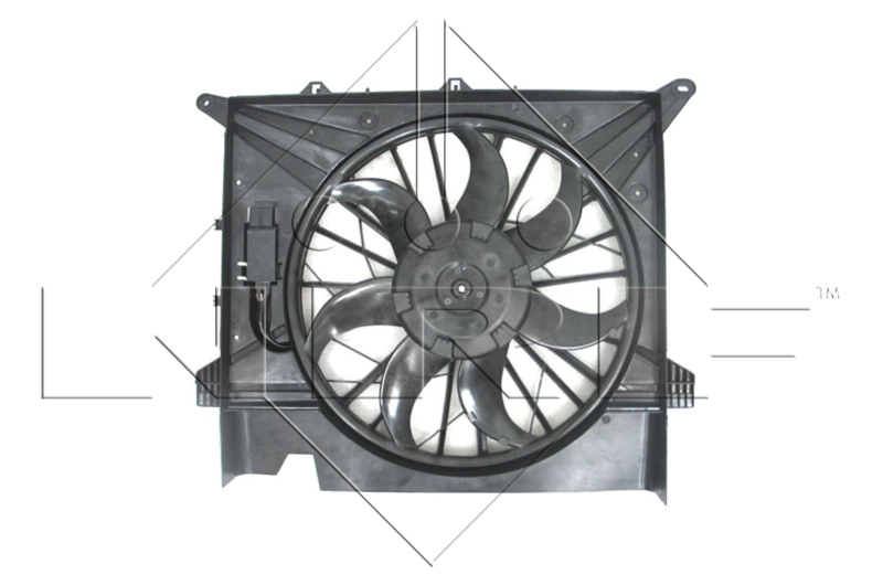 Ventilador elétrico de esfriamento montado (motor + roda de aletas) Volvo XC90