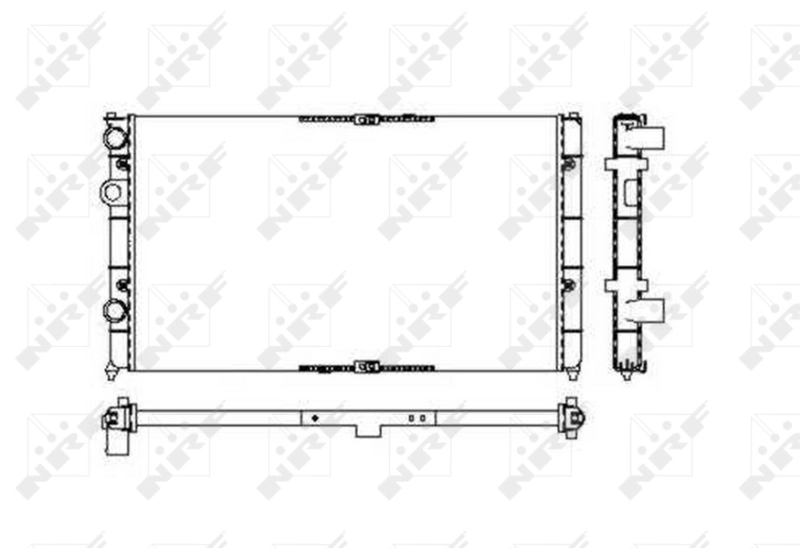 Купить 53632 NRF Радиатор водяной