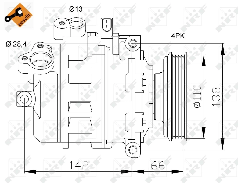 Насос кондиционера NRF 32106