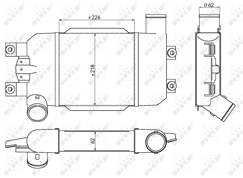 Интеркулер 30383 NRF