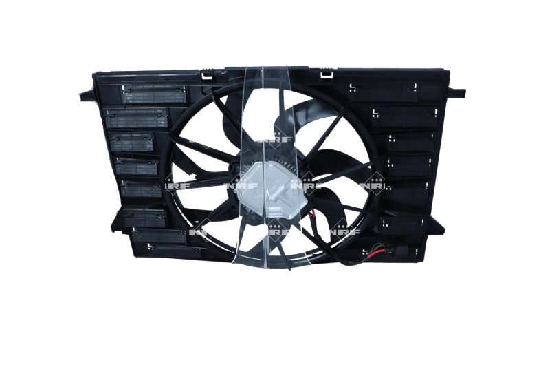 Ventilador elétrico de esfriamento montado (motor + roda de aletas) Audi Q7 4MB, 4MG, 4MQ