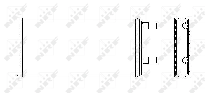 Радиатор отопителя NRF 53547