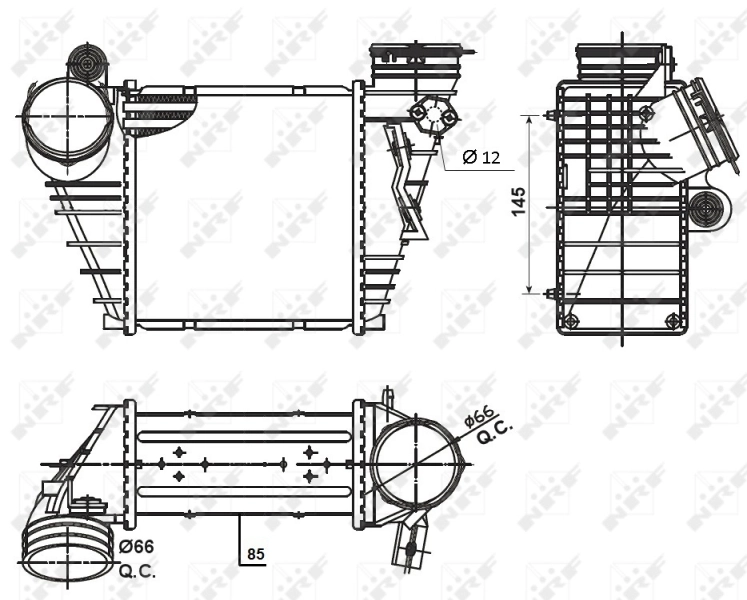 Интеркулер 30838 NRF