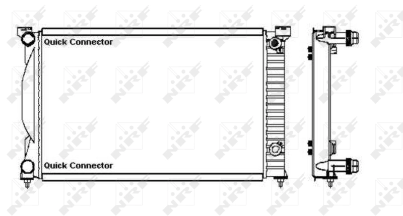 Купить 50543 NRF Радиатор водяной