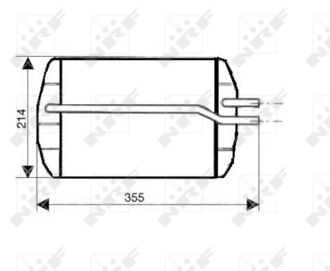 Радиатор печки (отопителя) NRF 53633 цена, от 43.62 USD