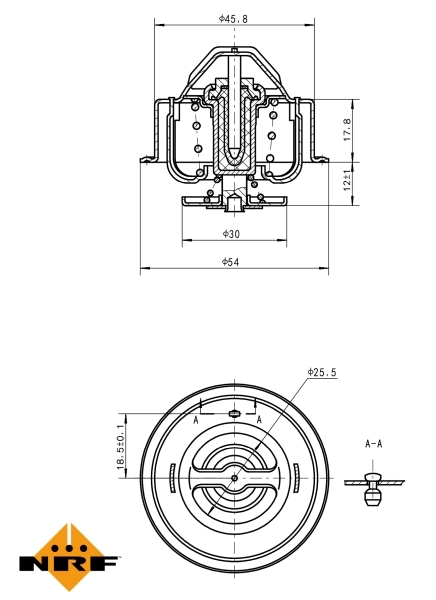 Термостат в корпусе Magneti Marelli TE0060 цена, от 6.29 USD