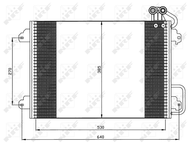 Радиатор кондиционера 35340 NRF