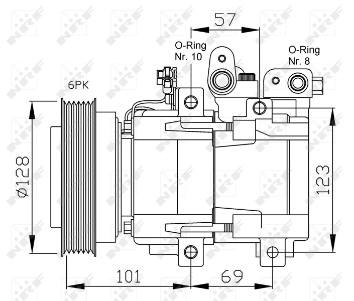 Compressor de aparelho de ar condicionado Hyundai Elantra 3 XD