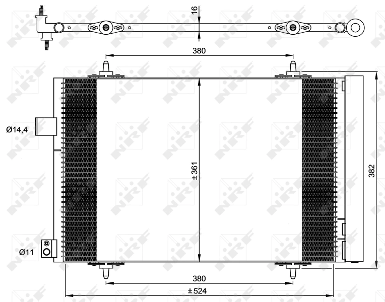 Конденсатор кондиционера NRF 35946 цена, от 98.60 USD