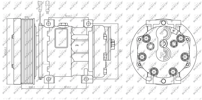 Купить 1515270 Case Компрессор климатической установки