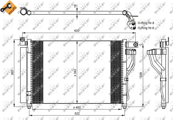 Конденсатор кондиционера Magneti Marelli BC957 цена, от 109.45 USD