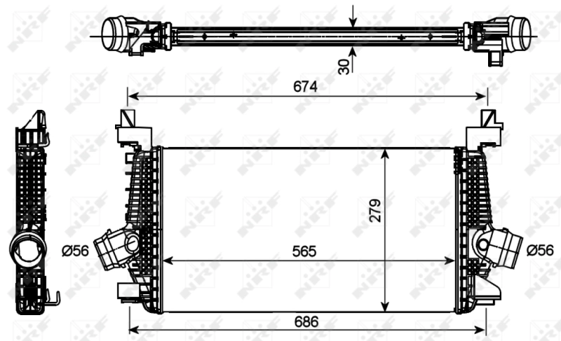 Интеркулер 30269 NRF
