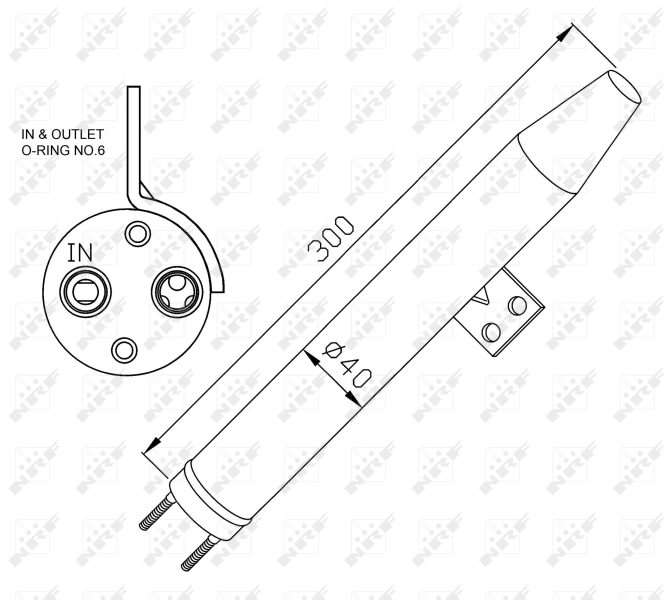 Осушитель кондиционера KAD165AVA AVA