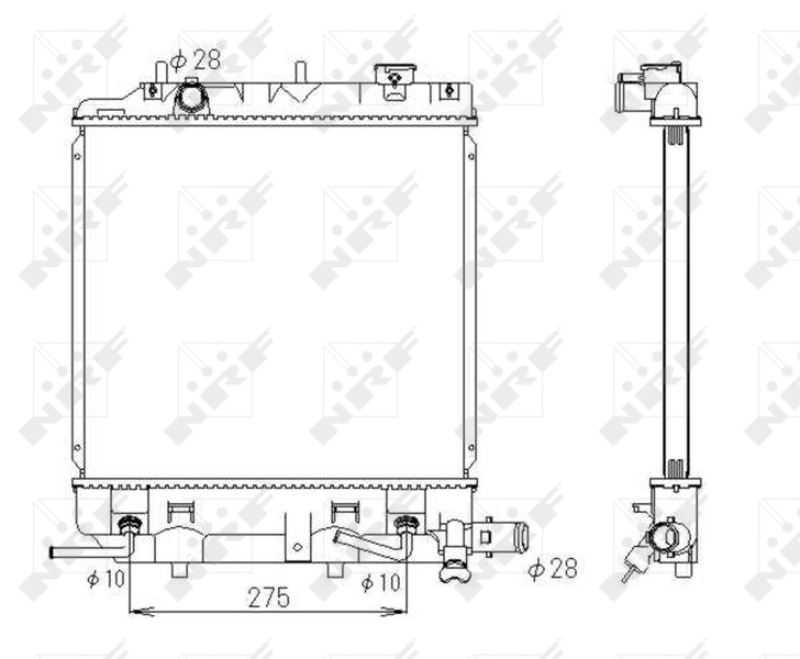 Радиатор охлаждения двигателя Polcar 4571082 цена, от 68.64 USD