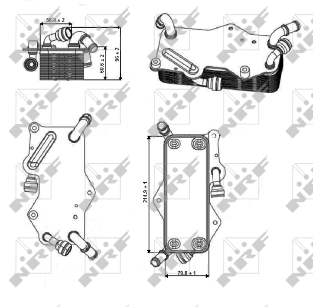 Радиатор АКПП NRF 31269