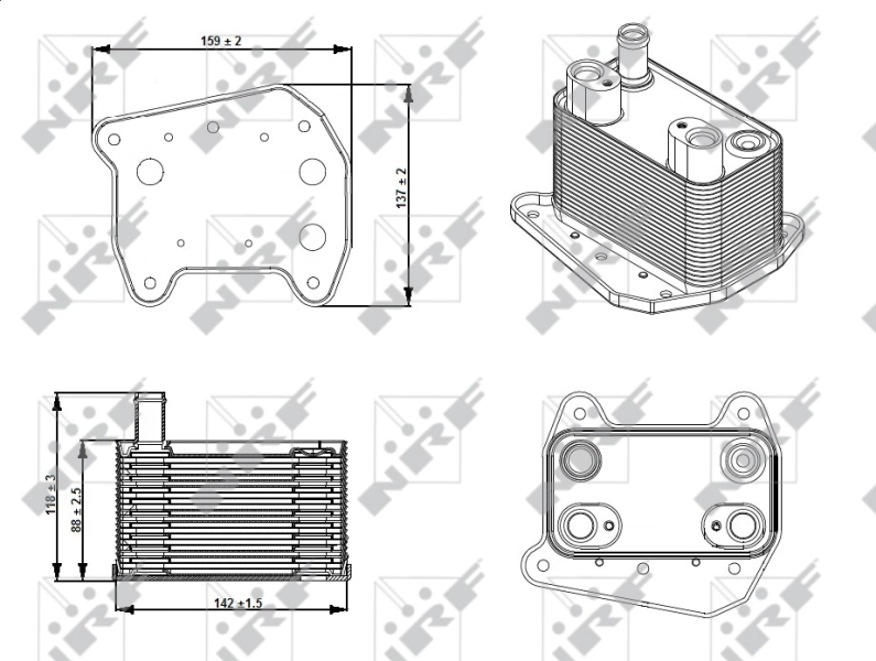 Масляный радиатор NRF 31276