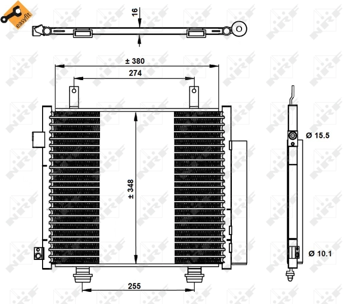Конденсатор кондиционера Polcar 7431K81K цена, от 66.87 USD