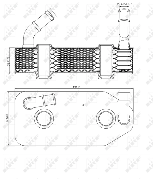 Радиатор охлаждения, АКПП/КПП NRF 31186 цена, от 37.81 USD