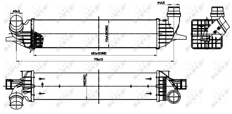 Интеркулер 30312 NRF