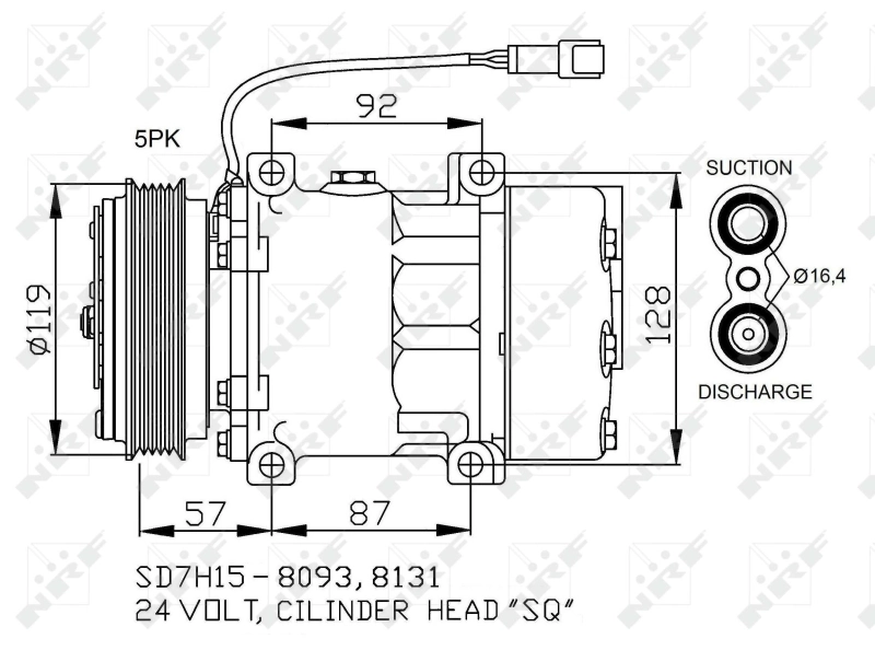 Компрессор системы кондиционирования Renault (RVI) 5001858486 цена, от 200.61 USD