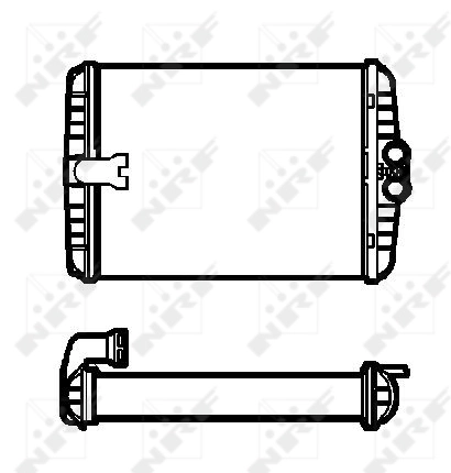 Радиатор отопителя Мерседес-бенц Ц 
